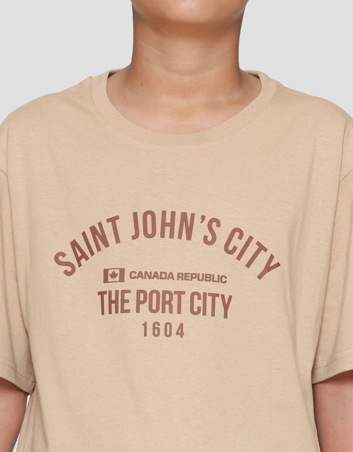 Nevada Solid Print Saint John Kaos Anak Laki-laki