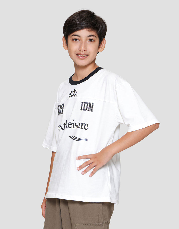 Nevada Athleisure Two Sided Print Kaos Oversize Anak Laki-laki