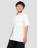 Nevada Casual Texture Pocket Kemeja Anak Laki-laki