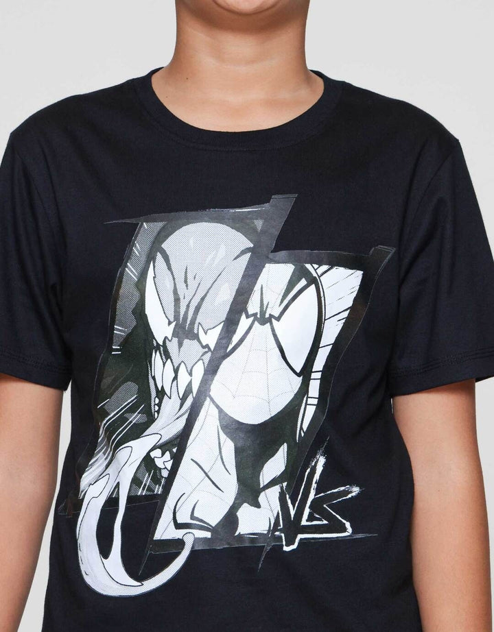 Marvel Venom Face Hr Kaos Anak Laki-laki