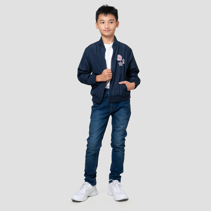 Marvel Parasut Capt America Jaket Anak Laki-laki