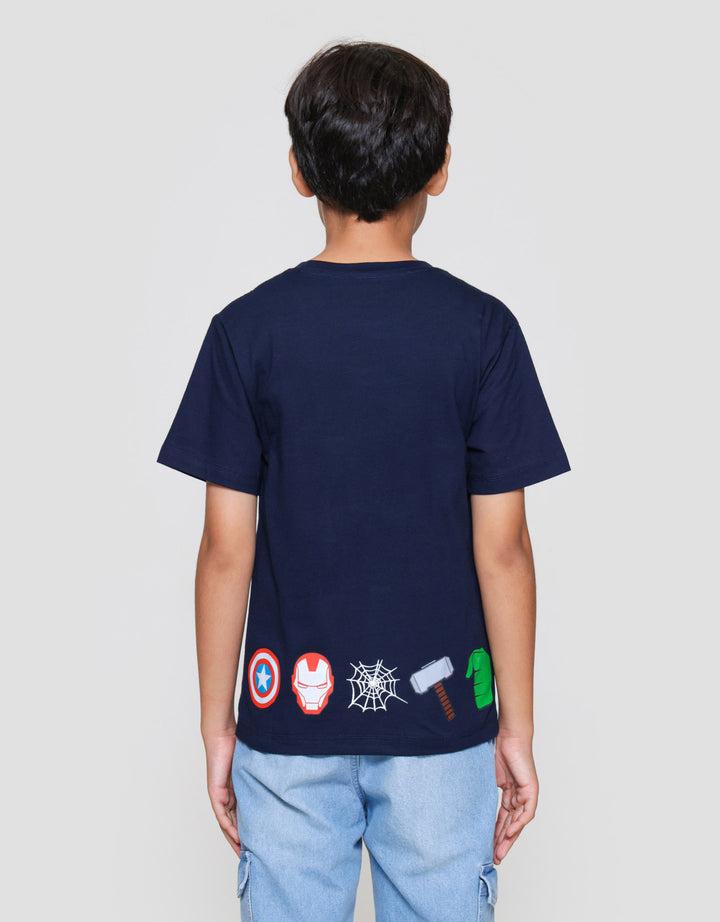 Marvel Avengers Logos Blkg Kaos Anak Laki-laki