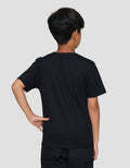 Marvel Logo Depan Anak Laki-laki Kaos Anak Laki-laki