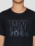 Marvel Logo Depan Anak Laki-laki Kaos Anak Laki-laki