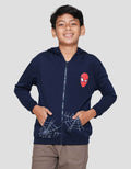 Marvel Spiderman Jaring Jaket Hoody Anak Laki-laki