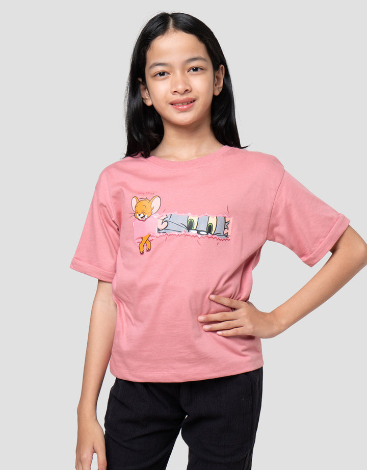 Character Tom N Jerry Kaos Anak Perempuan
