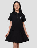 Character Collar Kuromi Dress Anak Perempuan