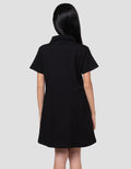 Character Collar Kuromi Dress Anak Perempuan