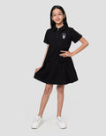 Character Collar Kuromi Dress Anak Perempuan