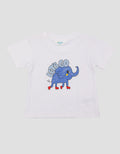 Little M Print Basic Elephant Kaos Bayi Laki-laki