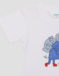 Little M Print Basic Elephant Kaos Bayi Laki-laki