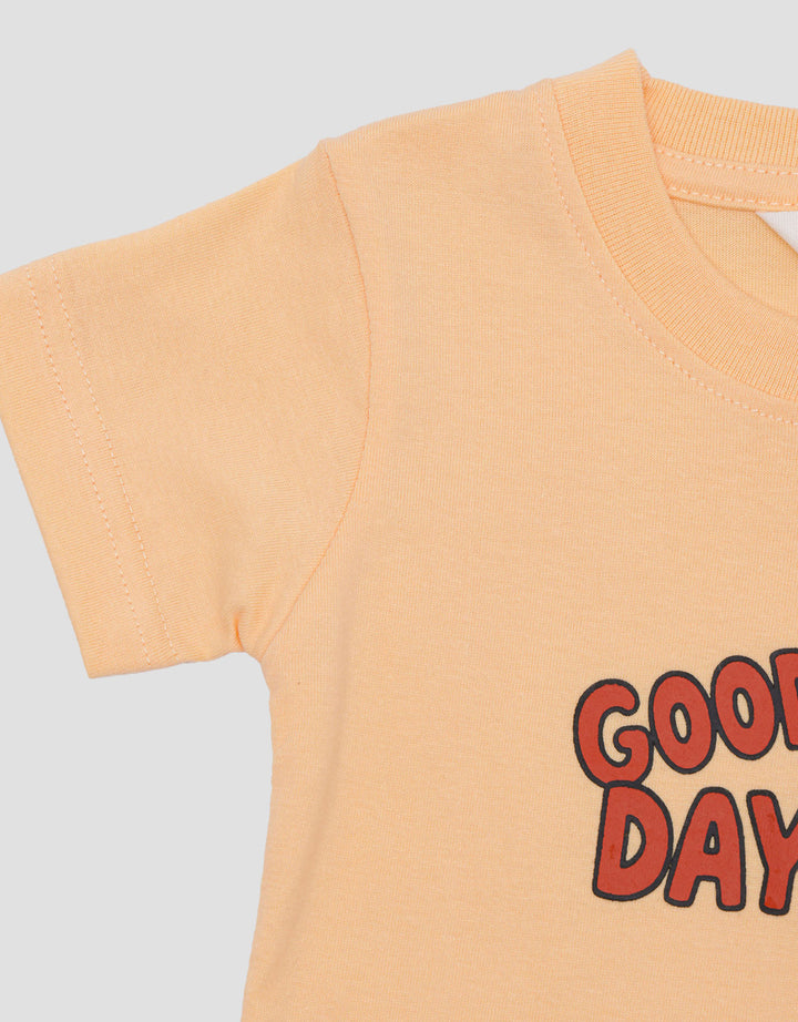 Little M Print Basic Bear Kaos Bayi Laki-laki