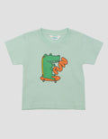 Little M Print Basic Crocodile Kaos Bayi Laki-laki
