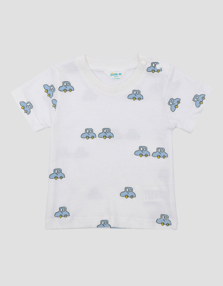 Little M Fullprint Mobil Kaos Bayi