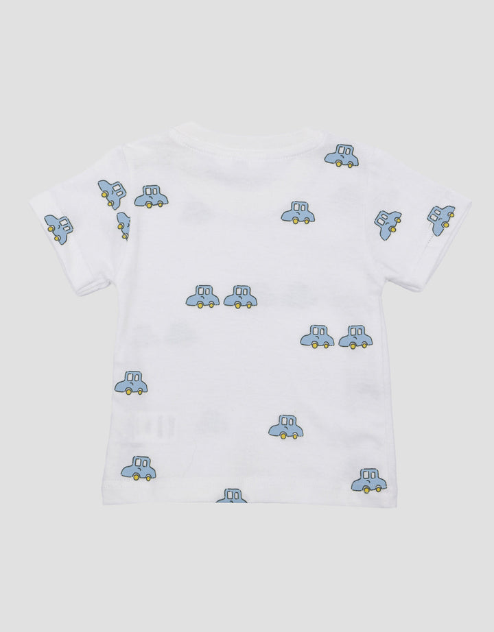 Little M Fullprint Mobil Kaos Bayi