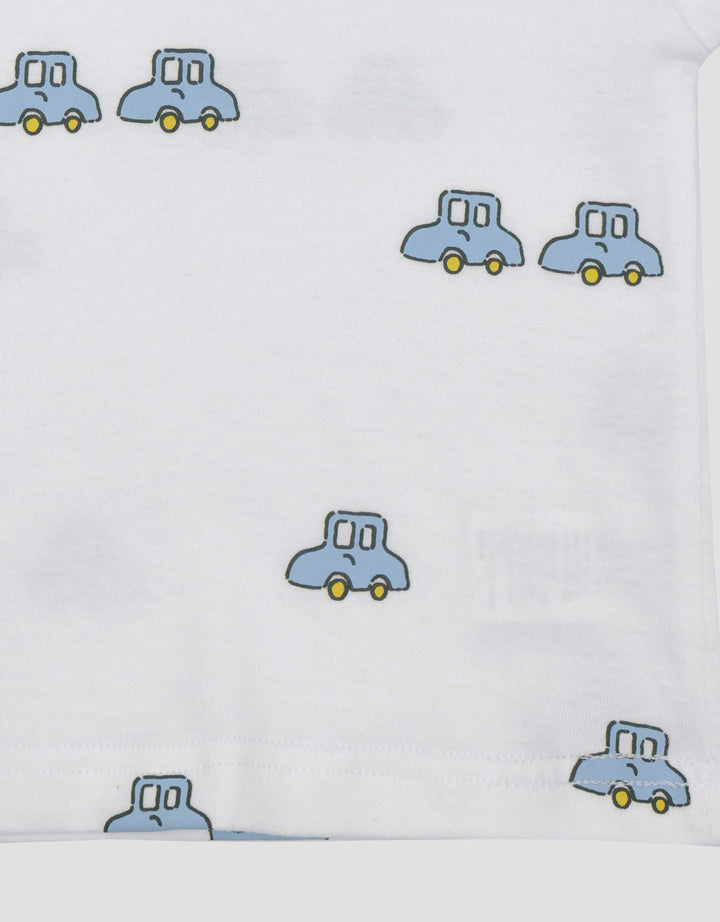 Little M Fullprint Mobil Kaos Bayi