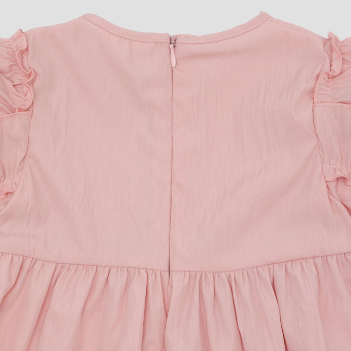 Little M Party Woven With Bunga Tangan Midi Dress Bayi