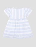 Little M Party Woven Salur Dress Bayi