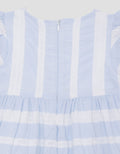 Little M Party Woven Salur Dress Bayi