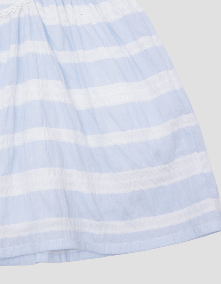 Little M Party Woven Salur Dress Bayi