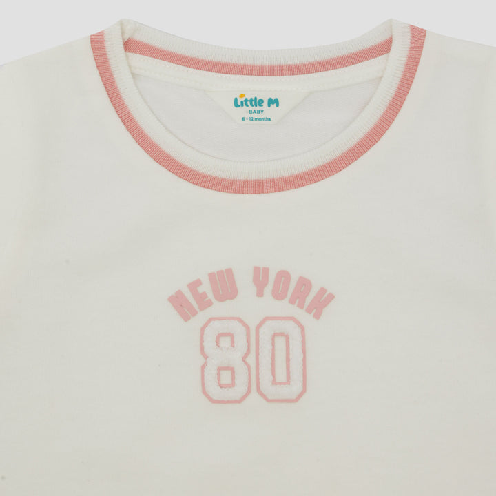 Little M Terry Sleeveless With Print Dress Bayi