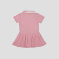 Little M Terry Polo Plisket Midi Dress Bayi