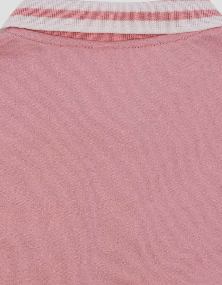 Little M Terry Polo Plisket Midi Dress Bayi