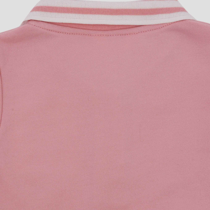 Little M Terry Polo Plisket Midi Dress Bayi