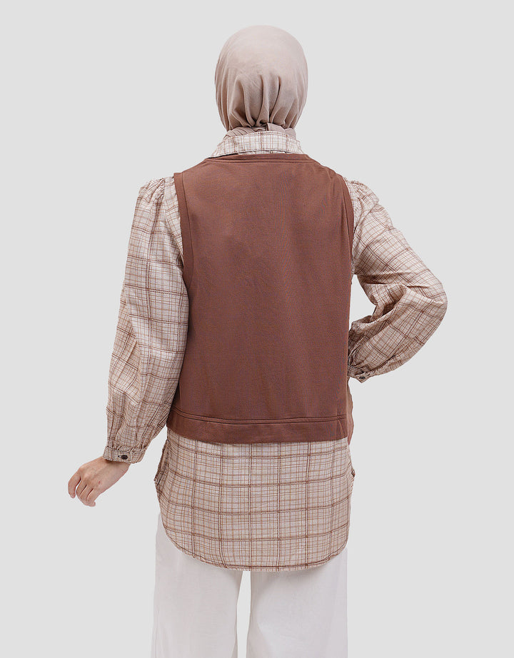 Expand Elysia 2 In 1 Blouse Wanita