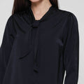 Suko Tie Lengan Panjang Blouse Wanita
