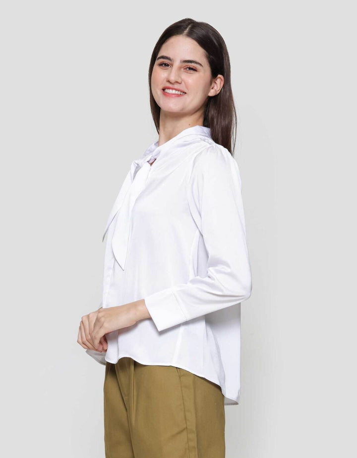 Suko Tie Lengan Panjang Blouse Wanita