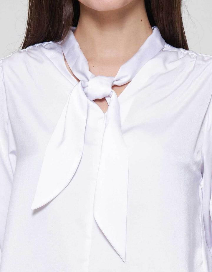 Suko Tie Lengan Panjang Blouse Wanita