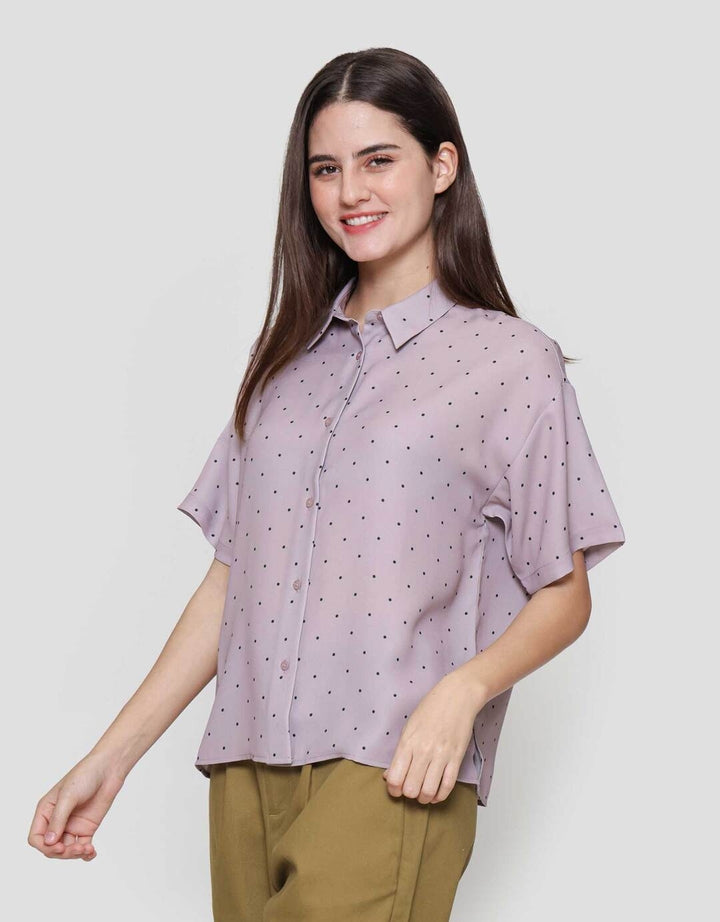 Suko Blouse Rayon Lengan Pendek Motif Wanita