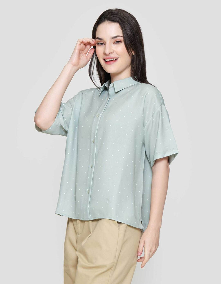 Suko Blouse Rayon Lengan Pendek Motif Wanita