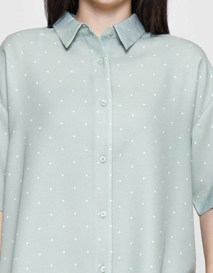 Suko Blouse Rayon Lengan Pendek Motif Wanita