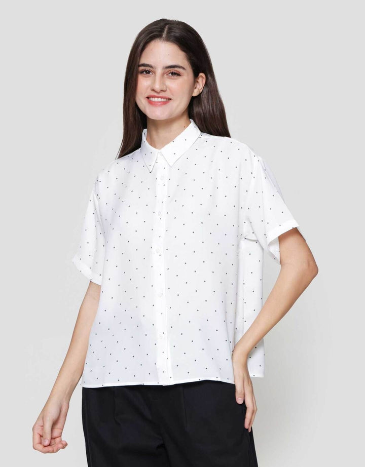Suko Blouse Rayon Lengan Pendek Motif Wanita
