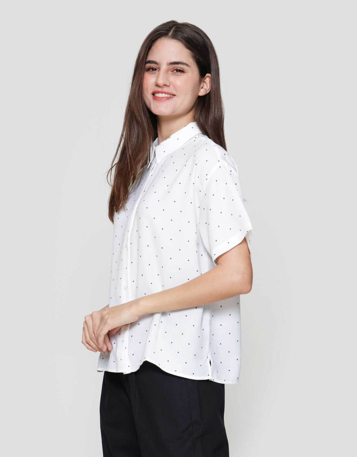 Suko Blouse Rayon Lengan Pendek Motif Wanita