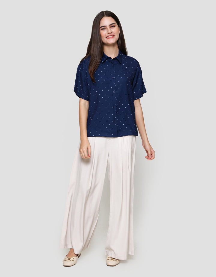 Suko Blouse Rayon Lengan Pendek Motif Wanita