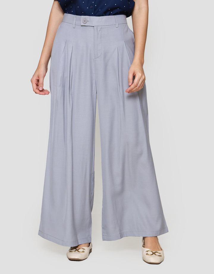 Suko Pleats Loose Fit Celana Panjang Wanita