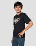 Character Superman Logo Dpn Kaos Anak Laki-laki