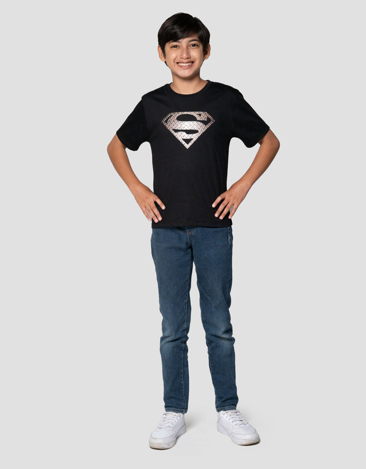 Character Superman Logo Dpn Kaos Anak Laki-laki
