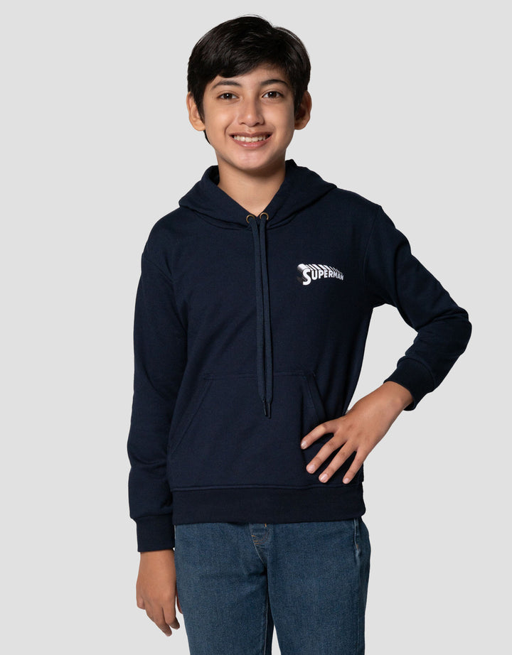 Character Hoody Superman Auth Sweater Anak Laki-laki