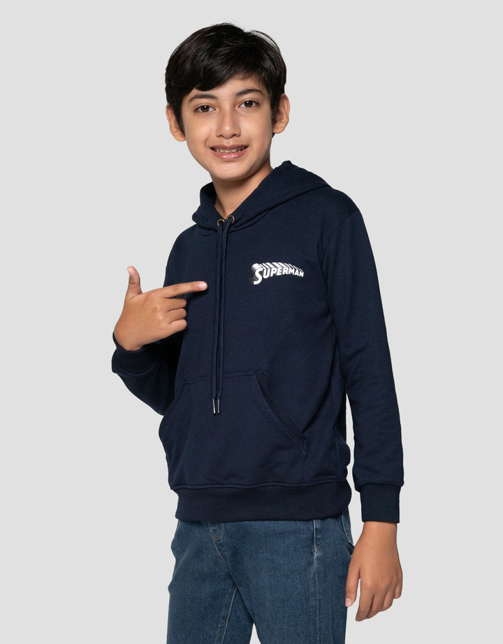 Character Hoody Superman Auth Sweater Anak Laki-laki