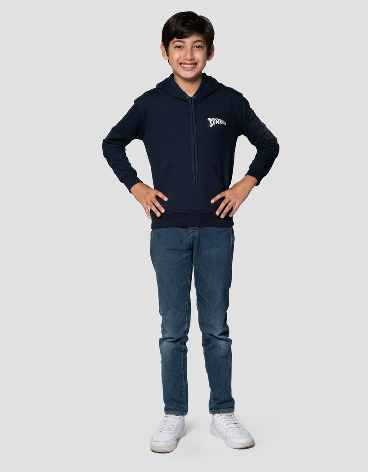 Character Hoody Superman Auth Sweater Anak Laki-laki