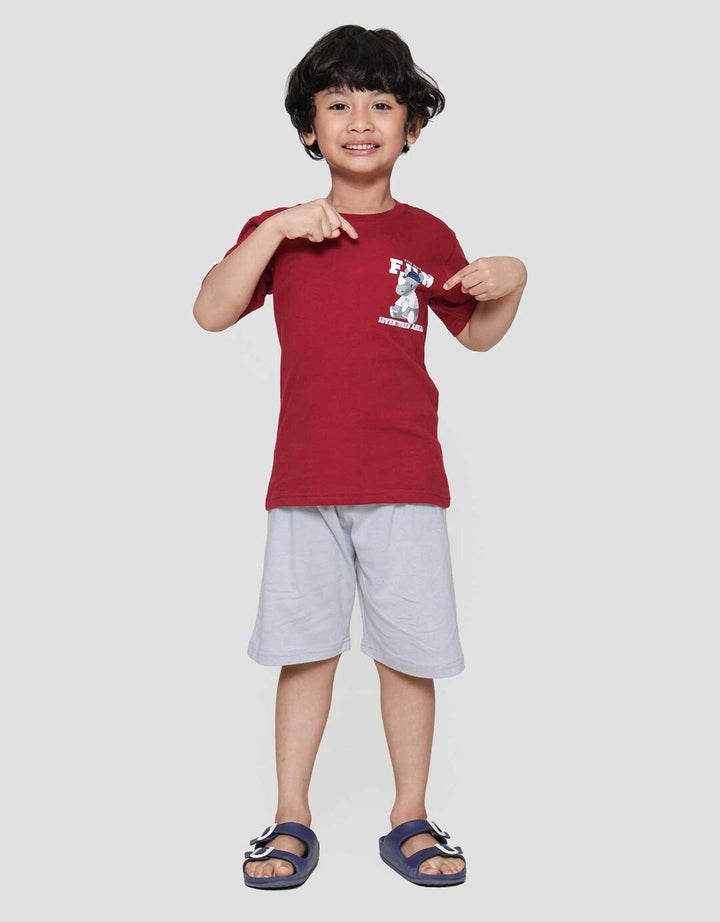 Little M Rhino Fun Adventure Pakaian Setelan Anak Laki-laki