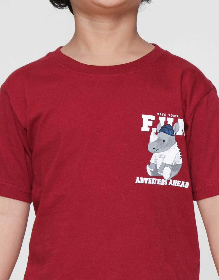 Little M Rhino Fun Adventure Pakaian Setelan Anak Laki-laki