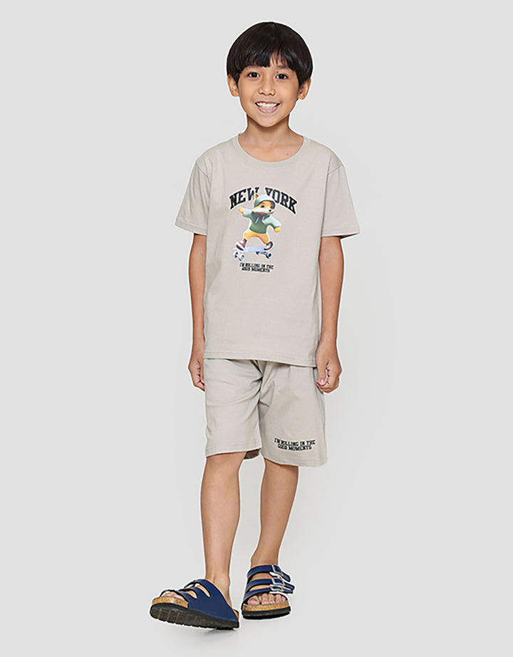 Little M New York Squirell Pakaian Setelan Anak Laki-laki