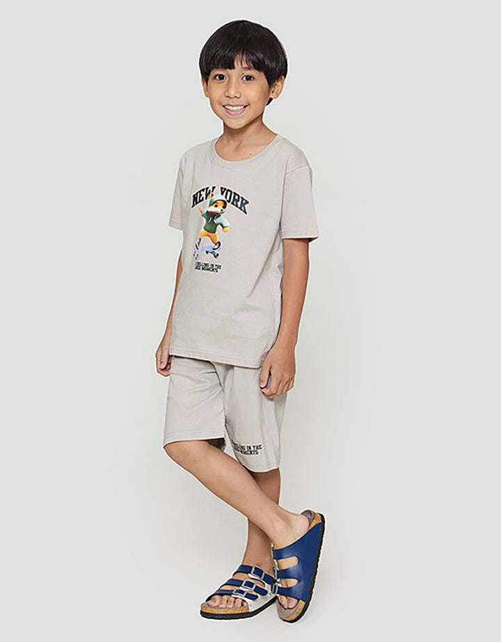 Little M New York Squirell Pakaian Setelan Anak Laki-laki