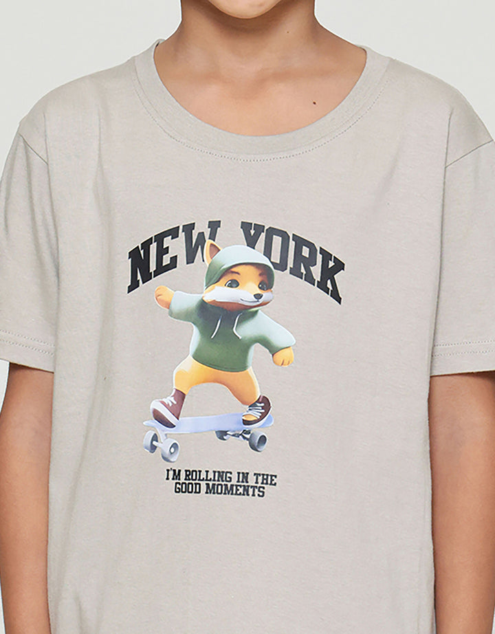 Little M New York Squirell Pakaian Setelan Anak Laki-laki