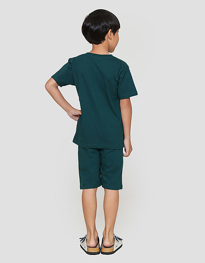 Little M La Outfit Bear Pakaian Setelan Anak Laki-laki
